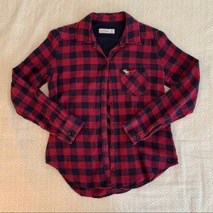 Abercrombie girls flannel